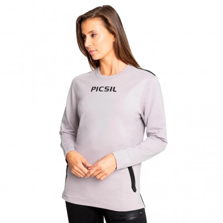 Polera Cross Training Picsil Mujer - Gris